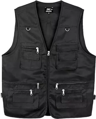 Buy Men Sleeveless Waistcoat Jacket Multi Pocket Outdoor Utility Vest Tectical Gilet • 17.99£