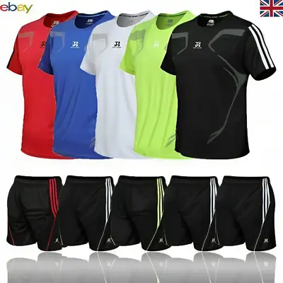 Buy New Mens Breathable T Shirt Cool Dry Sports Performance Running Wicking Gym Top • 5.97£