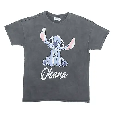 Buy DISNEY Stitch T-Shirt Grey Short Sleeve Mens XS • 7.99£