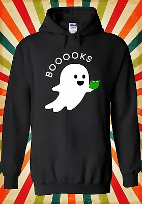 Buy Booooks Boo Ghost Book Day Funny Men Women Unisex Top Hoodie Sweatshirt 2886 • 17.95£