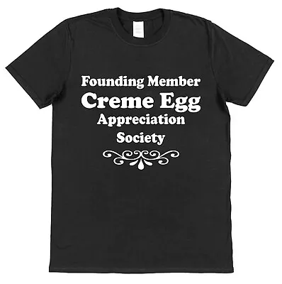 Buy Creme Egg Appreciation Society T-Shirt Foodie Gift Chocolate Food Lover Easter • 15.95£