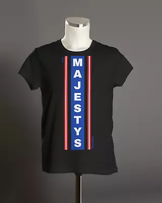 Buy Glasgow Rangers Her MAJESTYS Service T Shirt | Hooligan Unisex Organic | Centre • 18.95£