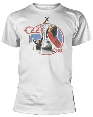 Buy Ozzy Osbourne 'Blizzard Of Ozz 80' (White) T-Shirt - NEW & OFFICIAL! • 14.89£