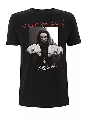 Buy Metallica Cliff Burton Master Of Puppets Licensed Tee T-Shirt Men • 16.36£
