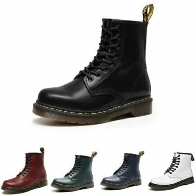 Buy 1460 Fashion Boots Chunky Platform Combat Army Goth Punk Ankle Boots Shoes UK • 10£