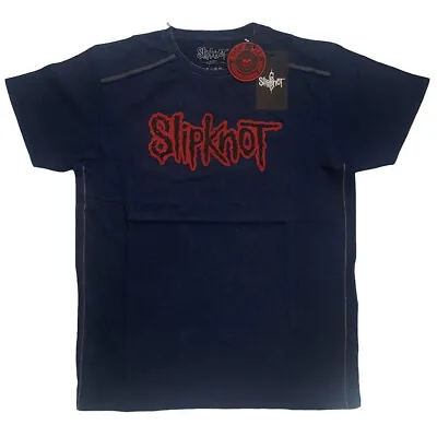 Buy Slipknot Logo Blue Snow Wash T-Shirt OFFICIAL • 16.39£