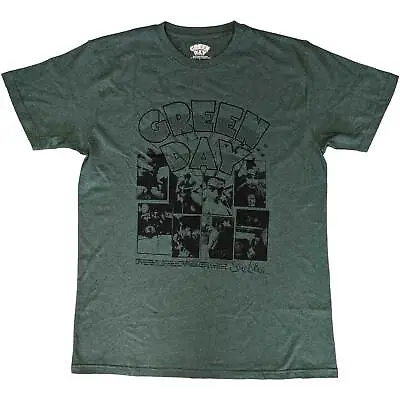 Buy GREEN DAY- Official Unisex T- Shirt -  Dookie Frames - Green  Cotton • 17.99£