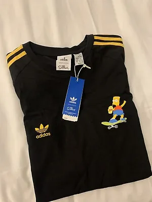 Buy Adidas Originals The Simpsons T Shirt Medium BNWT HA5815 • 45£