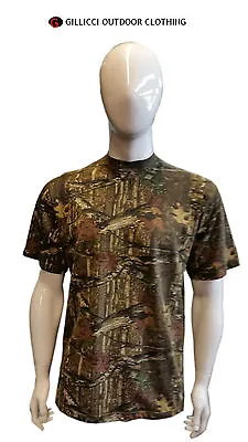 Buy Mens Womens Short Sleeve Crew Neck Camouflage Jungle Wild Cotton Print T Shirt • 7.75£