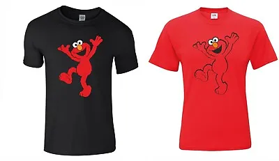 Buy KIDS Elmo Sesame Street Inspired T Shirt 3-4 To 12-13 FUN GEEK XMAS • 8.50£