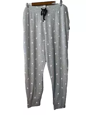 Buy Cynthia Rowley Pajama Stretch Pants Sz 2XL Halloween White Ghost Ghosty Print • 33.05£