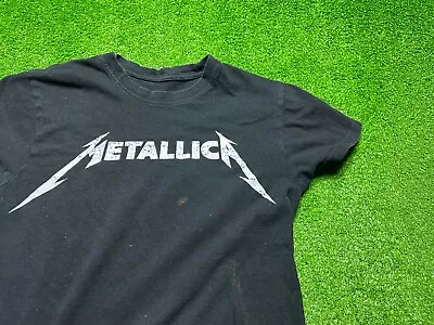 Buy Metallica Tour Band Women's Graphic Tee Size Small Black • 18.95£