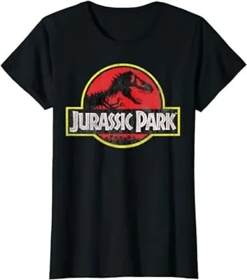 Buy Licensed Jurassic World Distressed Original Jurassic Park Logo Womens 3XL • 23.70£