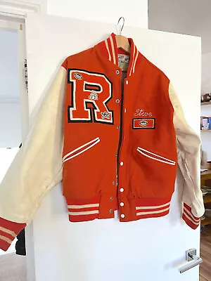 Buy Varsity Jacket 50s 60s Coane Phila-pa 42 Medium Vintage Rockville Rams • 75£