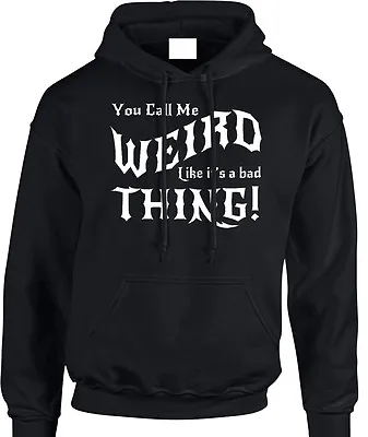 Buy Weird Thing Hoody T-Shirt Gothic Goth EMO Occult Devil Worship Hoodie Outcast • 22.95£