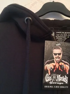Buy Official Gas Monkey Zip Through Hoodie, Large *brand New With Tags* • 29.99£