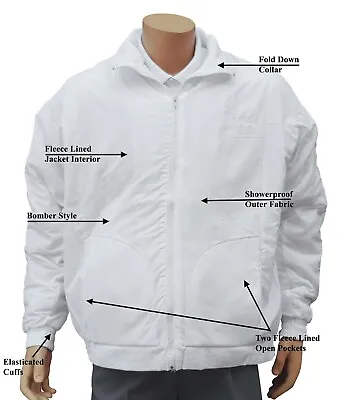 Buy CATHEDRAL Bomber Style Jacket Ladies Showerproof Full Zip Fleece Lining 2024 • 13.99£