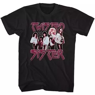 Buy Twisted Sister - Pretty In Pink - Short Sleeve - Adult - T-Shirt • 32.82£