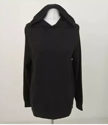Buy Ladies Fine Knit Hoodie. Black. Size12. By Cult Studios. New With Tags. • 7£