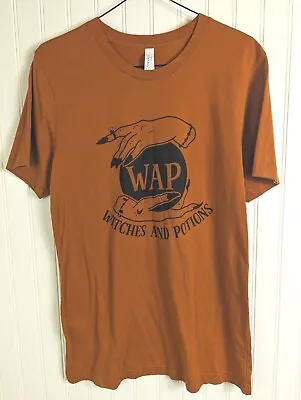 Buy WAP Witches And Potions T Shirt Orange Black, Medium, Canvas Halloween, Cotton  • 9.85£