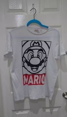 Buy Super Mario Medium 2014 T-Shirt (Obey Style) Official Vintage Nintendo Merch • 5£