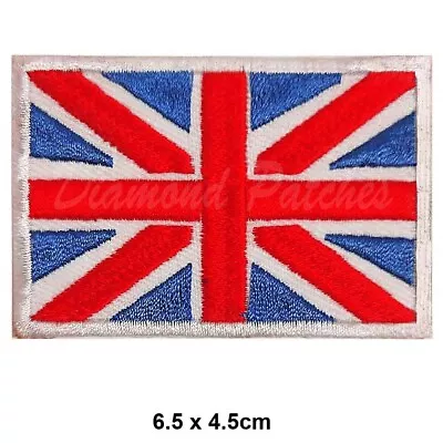 Buy British Union Jack Country Flag Embroidery Patch Iron Sew On  Badge Badge Biker • 2.49£