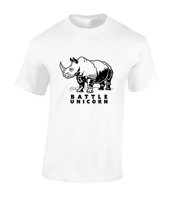 Buy Battle Unicorn Mens T Shirt Funny Joke Animal Design Cool Design Top  • 8.99£