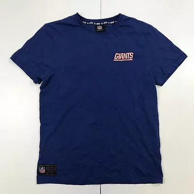 Buy NY Giants T-Shirt Large Blue Mens NFL Short Sleeve Round Neck Primark • 6.93£