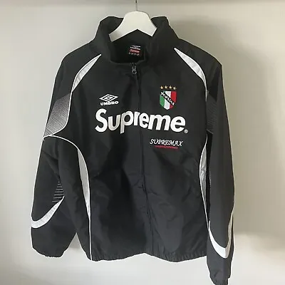 Buy Supreme X Umbro Track Jacket - Black - Size Medium • 129.99£