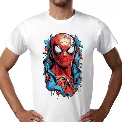 Buy Spiderman Peter Parker T-shirt Size's S-xl New • 12.50£