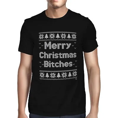 Buy 1Tee Mens Merry Christmas Bitches T-Shirt • 7.99£