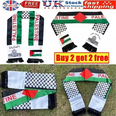 Buy ❤Palestine Scarf 14*130cm Palestine Flag Scarf Palestinian UK HOT❤ • 1.99£