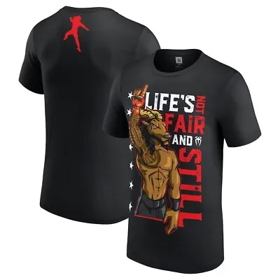Buy Wwe Roman Reigns “life’s Not Fair G.o.a.t” T-shirt Official All Sizes New • 29.99£
