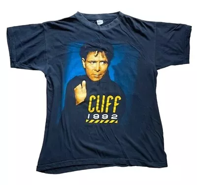 Buy Vintage Cliff Richard Band Shirt 1992 Single Stitch M/L • 10£