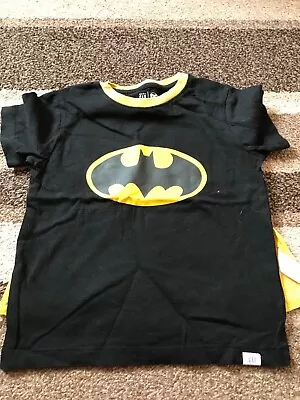 Buy Baby Gap DC Batman T Shirt With Detachable Cape Age 3 Years • 7£