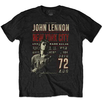 Buy John Lennon Nyc '72 Official Tee T-Shirt Mens Unisex • 17.13£