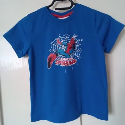 Buy The Amazing Spiderman T Shirt Size  6-7 Yrs Marvel/Primark • 4£
