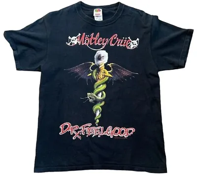 Buy Motley Crue Dr Feelgood 2003 Reprint Fruit Of The Loom T Shirt Size M • 35£