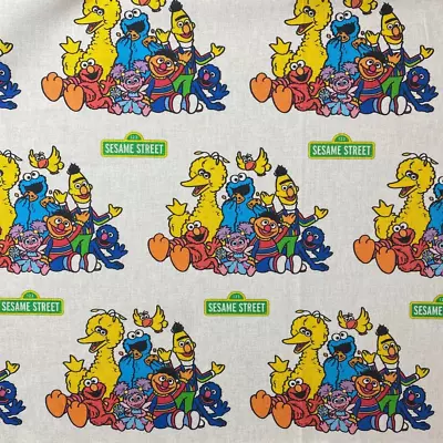 Buy Jo-Ann SESAME STREET Fabric For Quilt Craft Sew - By The Yard • 10.35£