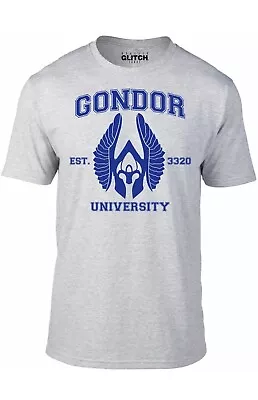 Buy Gondor Rings Hobbit University T-Shirt Size UK Small 100% Cotton New With Tags • 13.99£