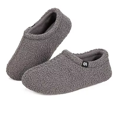 Buy VeraCosy Women's Fuzzy Curly Fur Memory Foam Loafer Slippers Bedroom House Shoes • 9.99£