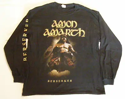 Buy AMON AMARTH  BERSERKER Vintage Metal Music T-shirt Size XL • 17.99£