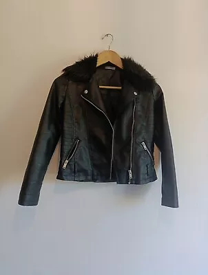 Buy Fake Leather Jacket From George Age 9-10years • 0.99£