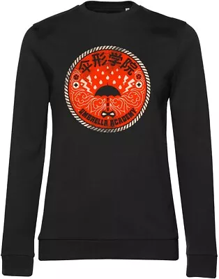 Buy Umbrella Academy Distressed Patch Girly Sweatshirt Damen Black • 32.66£
