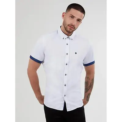 Buy Mish Mash Summit Short Sleeve Shirt White • 37.95£