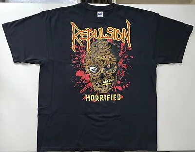 Buy REPULSION  HORRIFIED  T-Shirt Terrorizer Impetigo Grindcore Metal Gr.2XL *NEU* • 31.06£