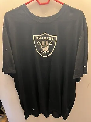 Buy Nike Raiders Nfl Official Black Tee Shirt • 9.99£