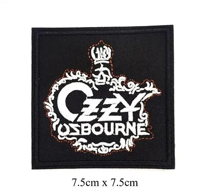 Buy Ozzy Osbourne Rock Heavy Metal Music Band Iron-On Motif Patch • 3.49£