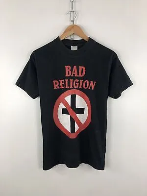 Buy Vintage 90s T-Shirt Bad Religion Band Tee Social Distortion Punk Rock Tshirt • 130.80£