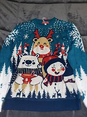 Buy Off The Rack Ugly Christmas Women’s Unisex Light Up Jumper In Size XL • 16£